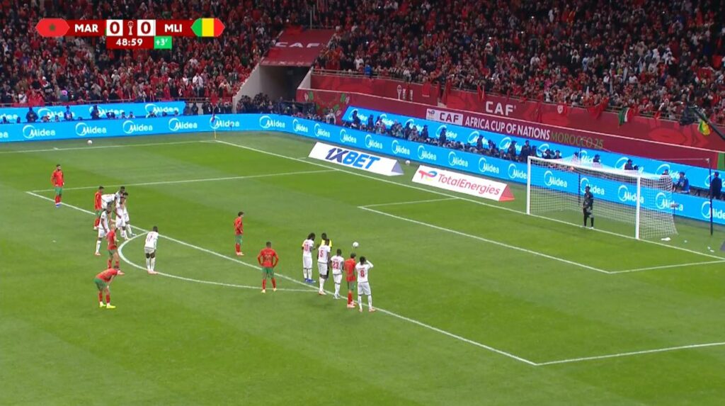 “المغرب يسجل أول هدف من جزاء”