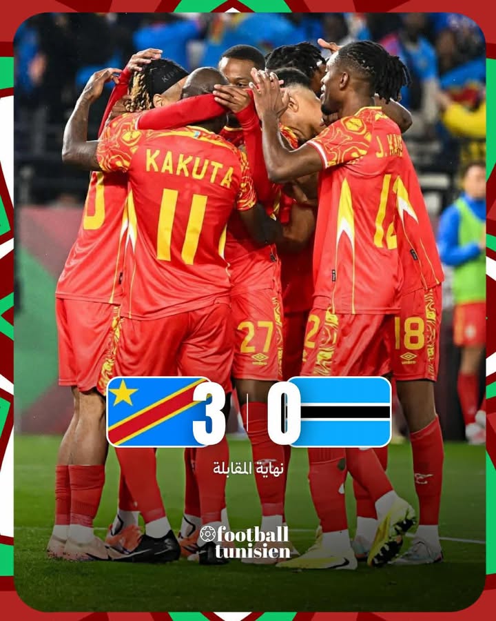 الكونغو تضرب بوتسوانا بثلاثية