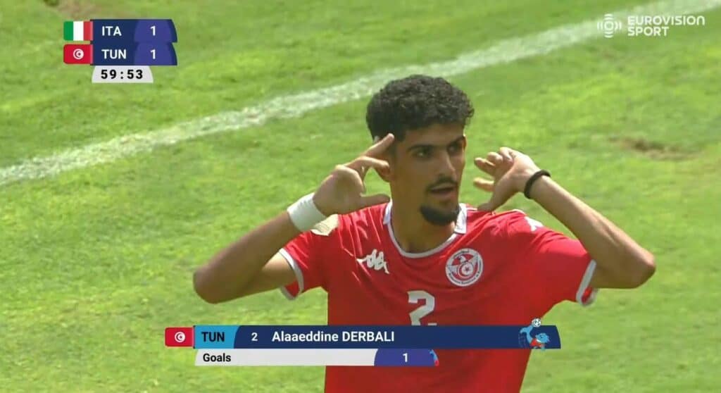 “التعادل بين تونس وإيطاليا”