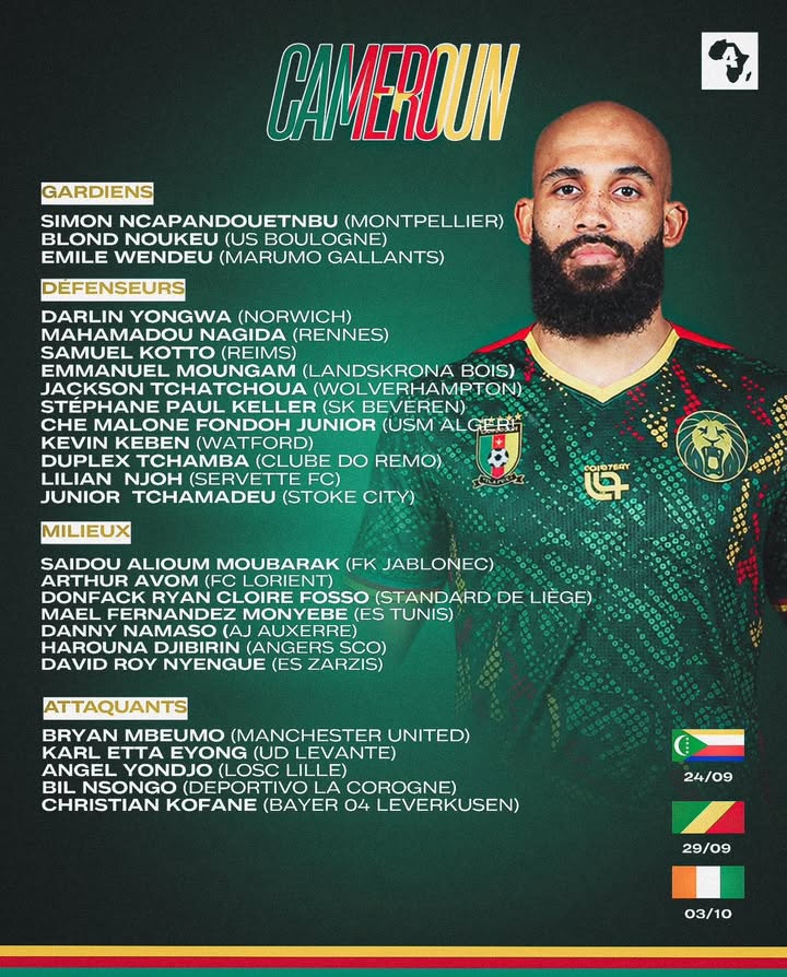 ثنائي تونسي في منتخب الكاميرون
