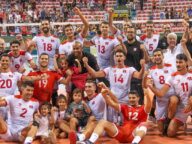 منتخب الكرة الطائرة في نهائي البطولة الإفريقية