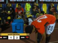 منتخب مصر يسجل تسديدة واحدة أمام أنغولا