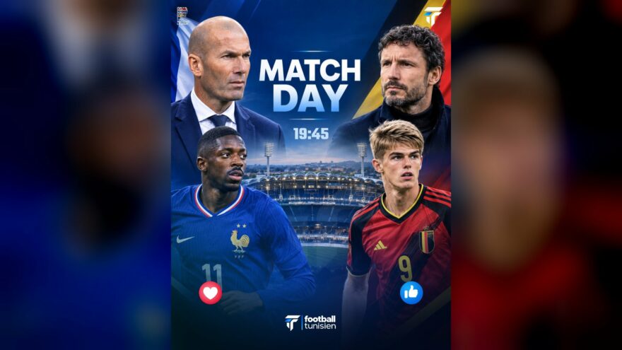 قمة مثيرة في دوري الأمم بين فرنسا وبلجيكا