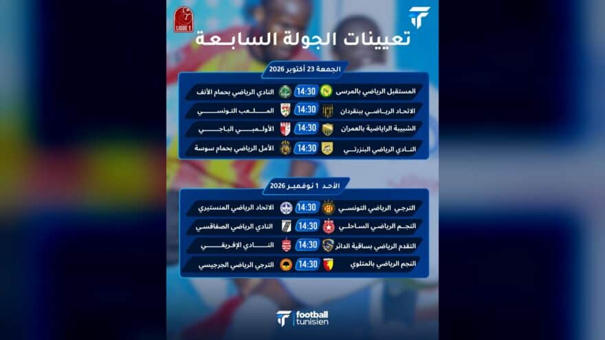 قمم مثيرة في الجولة السابعة من الرابطة المحترفة الأولى