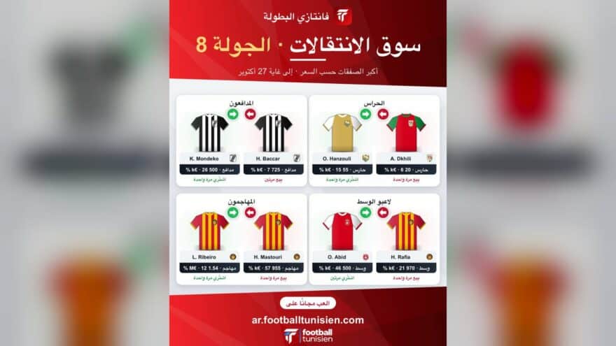 أكبر الصفقات في Fantasy البطولة حتى الآن